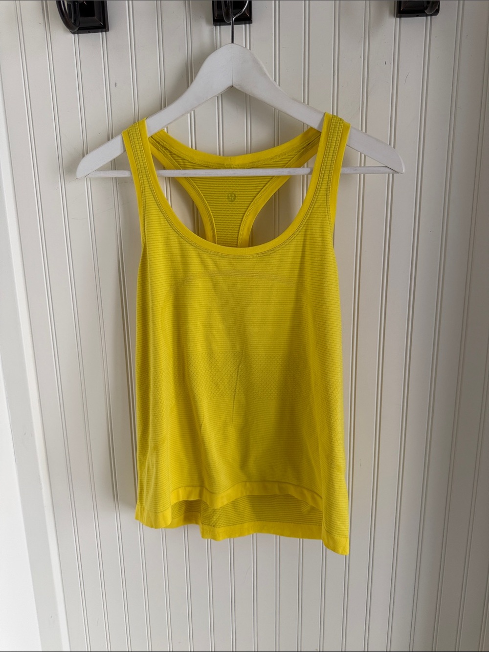 Lululemon Swiftly Tech Racerback Tank Top 2.0 *Race Length Sonic Yellow - Picture 2 of 4